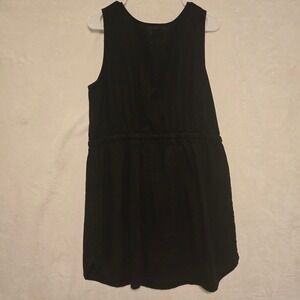 Old Navy Womens Black Sleeveless Drawstring Waist Mini Dress Large